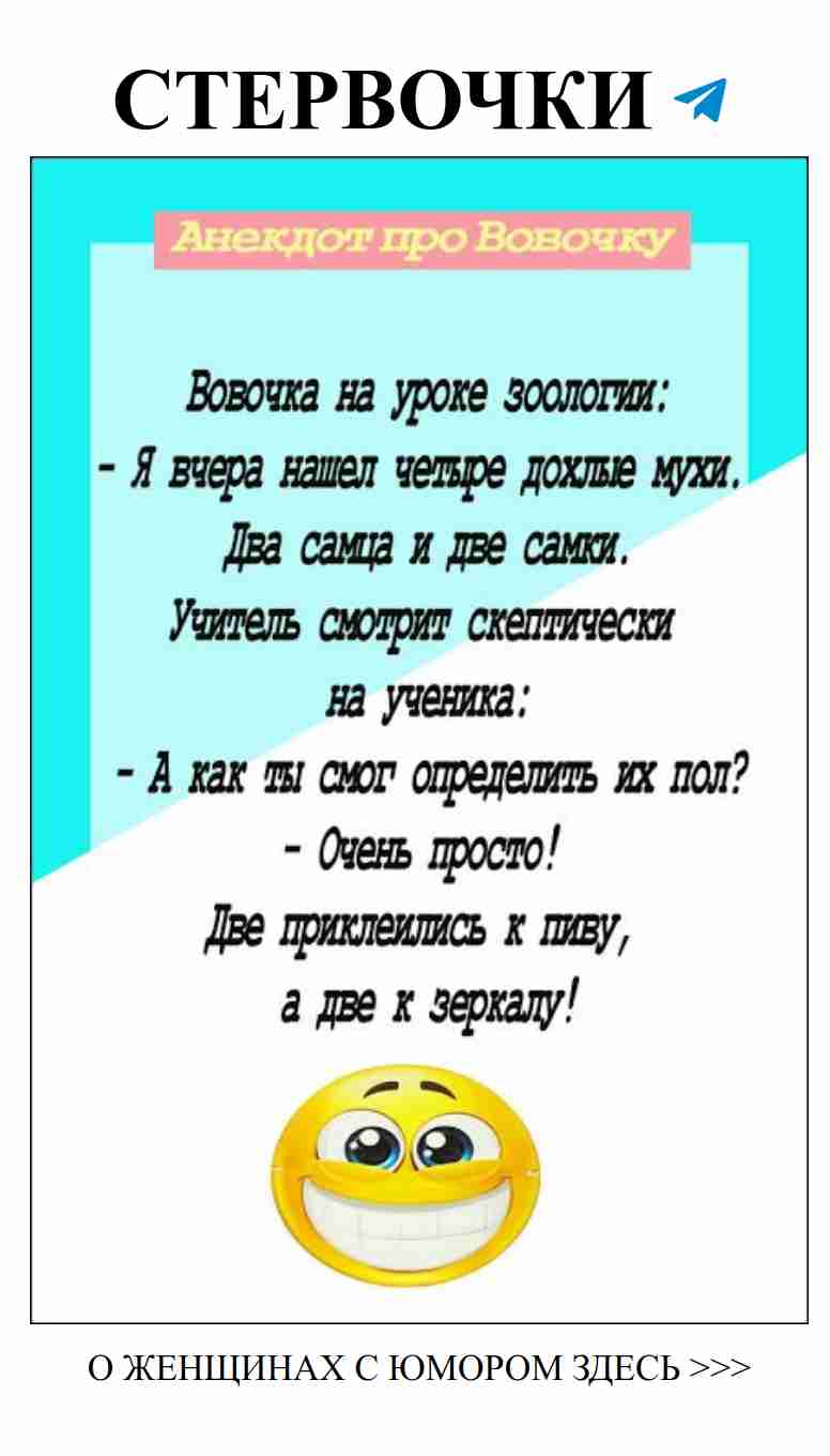 Смешные истории о Вовочке, которые рассмешат каждую женщину